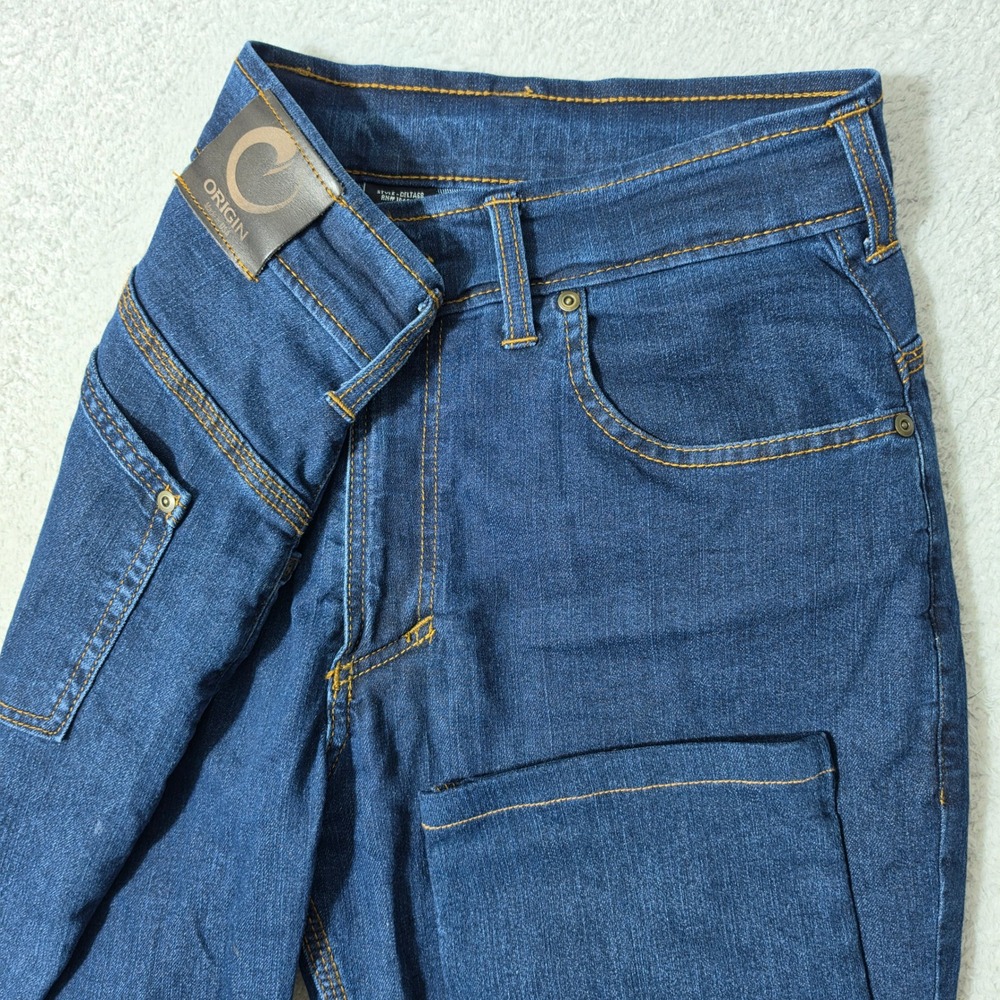 Origin Delta 68 Jeans Mens 34/30 Blue Stretch DELTA68 Made in USA EUC